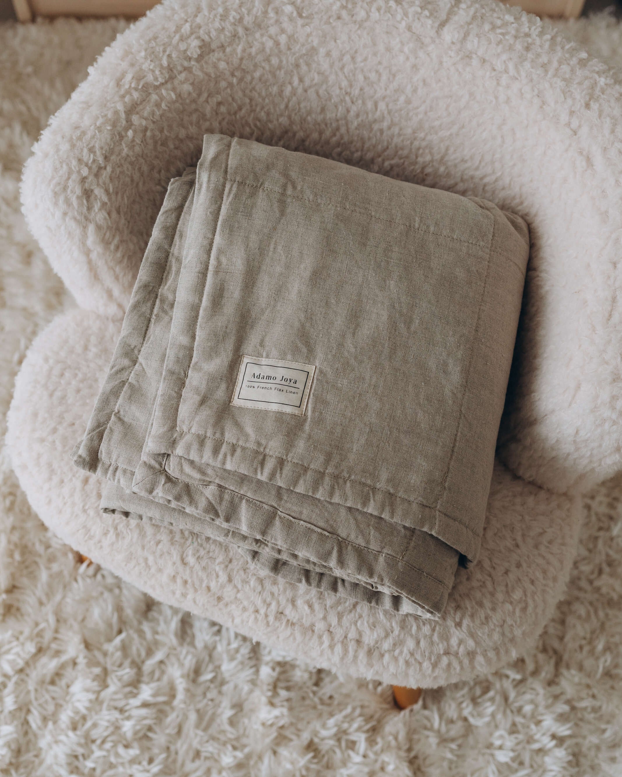 Linen Baby Blanket